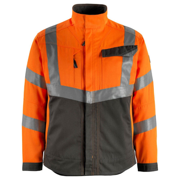 5711074273829 - Jacke Oxford warnorange anthrazit Größe XL 5711074273829 MASCOT