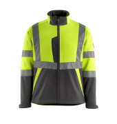 Jacke Kiama, Softshell, gelb/dunkelanthrazit, Größe M