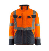 Jacke Penrith, orange/schwarzblau, Größe 3XL
