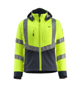 Jacke Blackpool, Softshell, gelb/schwarzblau, Größe L