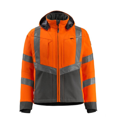 Jacke Blackpool, Softshell, warnorange/anthrazit, Größe XL Jacke Blackpool, Softshell, warnorange/anthrazit, Größe XL