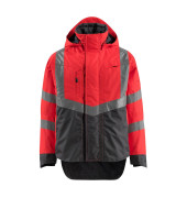 Jacke Harlow, rot/anthrazit, Größe 4XL