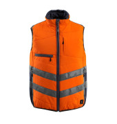 unisex Warnweste Grimsby orange Größe 4XL