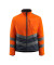 Jacke SHEFFIELD, Fleece, orange/schwarzblau, Größe S