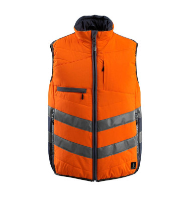 unisex Warnweste Grimsby orange Größe 2XL