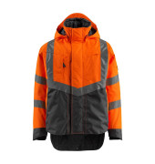 Jacke Harlow, orange/anthrazit, Größe L