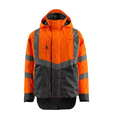 Jacke Harlow, orange/anthrazit, Größe L