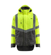 Jacke Harlow, gelb/anthrazit, Größe 4XL