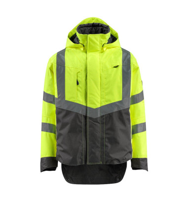 Jacke Harlow, gelb/anthrazit, Größe 3XL