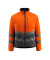Jacke SHEFFIELD, Fleece, warnorange/anthrazit, Größe L