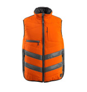 unisex Warnweste Grimsby rot Größe 4XL