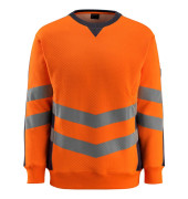 unisex Warnschutz-Langarmshirt Wigton orange Große 4XL