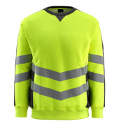 unisex Warnschutz-Langarmshirt Wigton gelb Große 4XL