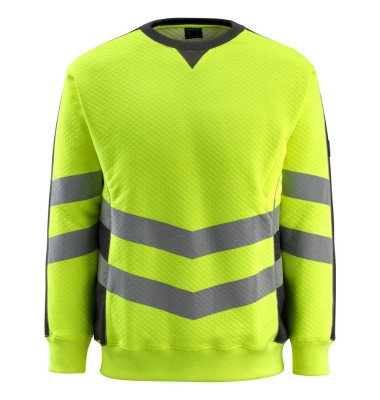 unisex Warnschutz-Langarmshirt Wigton gelb Große 4XL unisex Warnschutz-Langarmshirt Wigton gelb Große 4XL