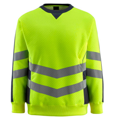 unisex Warnschutz-Langarmshirt Wigton gelb Große 4XL unisex Warnschutz-Langarmshirt Wigton gelb Große 4XL