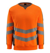 unisex Warnschutz-Langarmshirt Wigton orange Große L