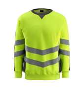 unisex Warnschutz-Langarmshirt Wigton gelb Große 4XL