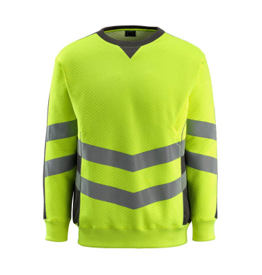 unisex Warnschutz-Langarmshirt Wigton gelb Große 4XL unisex Warnschutz-Langarmshirt Wigton gelb Große 4XL