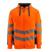 unisex Warnschutz-Langarmshirt Corby orange Große 2XL