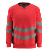 unisex Warnschutz-Langarmshirt Wigton rot Große 2XL