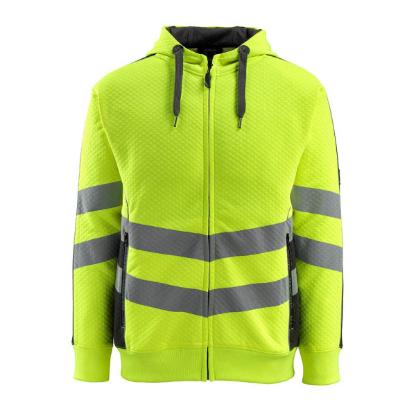 5711074319237 - Warnschutz Kapuzensweatshirt corby safe supreme mit Reißverschluss 50138 Gr m warngelb schwarz - warngelb schwarz - Mascot 5711074319237 - Warnschutz Kapuzensweatshirt corby safe supreme mit Reißverschluss 50138 Gr m warngelb schwarz - warngelb schwarz - Mascot