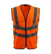 unisex Warnweste Wingate orange Größe M