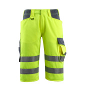Arbeitshose Luton, Warnschutz, Unisex, hi-vis gelb/schwarzblau, Größe 58
