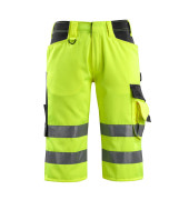 Arbeitshose Luton, Warnschutz, Unisex, hi-vis gelb/schwarzblau, Größe 56