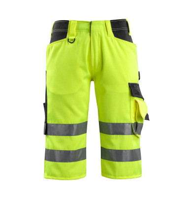 Arbeitshose Luton, Warnschutz, Unisex, hi-vis gelb/schwarzblau, Größe 56 Arbeitshose Luton, Warnschutz, Unisex, hi-vis gelb/schwarzblau, Größe 56