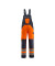Arbeitshose Gosford, Warnschutz, Unisex, hi-vis orange/schwarzblau, Größe 68