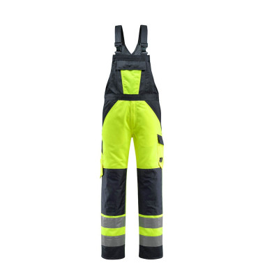 Arbeitshose Gosford, Warnschutz, Unisex, hi-vis gelb/schwarzblau, Größe 110 Arbeitshose Gosford, Warnschutz, Unisex, hi-vis gelb/schwarzblau, Größe 110