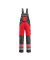 Arbeitshose Gosford, Warnschutz, Unisex, hi-vis rot/dunkelanthrazit, Größe 48