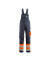 Arbeitshose Sunderland, Warnschutz, Unisex, schwarzblau/hi-vis orange, Größe 98