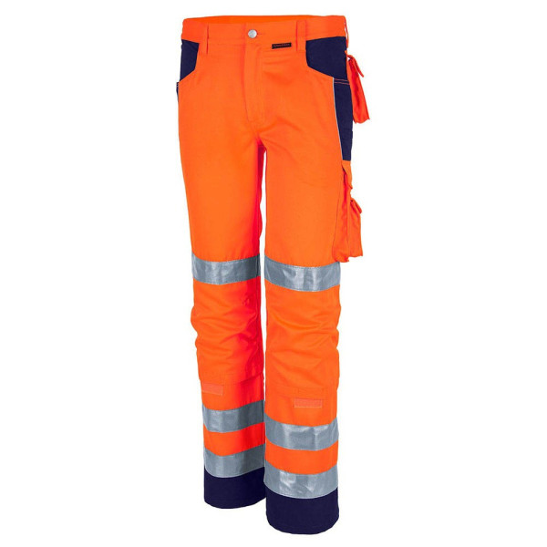 4046987035785 - Arbeitshose pro Warnschutz in warnorange marine Größe 68 - Bundhose - Warnschutz für PROfessionals - warnorange marine - 68 - Qualitex 4046987035785 - Arbeitshose pro Warnschutz in warnorange marine Größe 68 - Bundhose - Warnschutz für PROfessionals - warnorange marine - 68 - Qualitex
