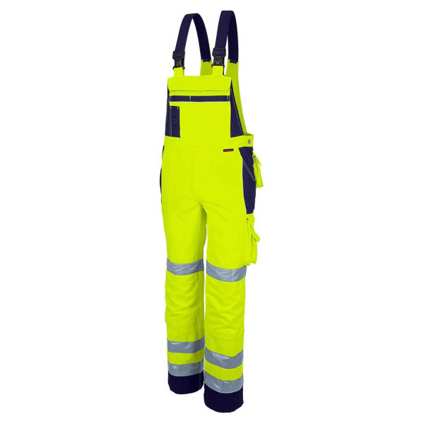 4046987036348 - Arbeitshose pro Warnschutz in warngelb marine Größe 94 - Latzhose - Warnschutz für PROfessionals - warngelb marine - 94 - Qualitex 4046987036348 - Arbeitshose pro Warnschutz in warngelb marine Größe 94 - Latzhose - Warnschutz für PROfessionals - warngelb marine - 94 - Qualitex