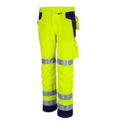 Arbeitshose PRO-Warnschutz, Warnschutz, Herren, warngelb/marine, Größe 25