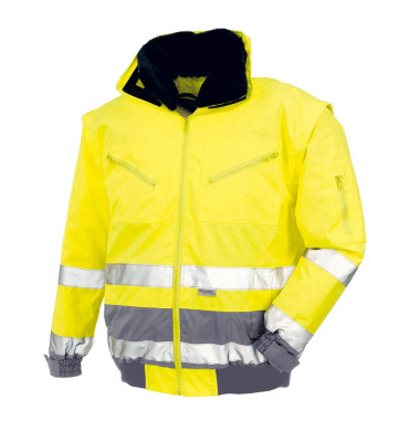 Jacke VANCOUVER, leuchtgelb/grau, Größe S Jacke VANCOUVER, leuchtgelb/grau, Größe S