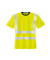 unisex Warnschutz Shirt HOOGE gelb Große 2XL
