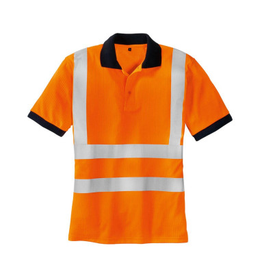 unisex Warnschutz Shirt SYLT orange Große M