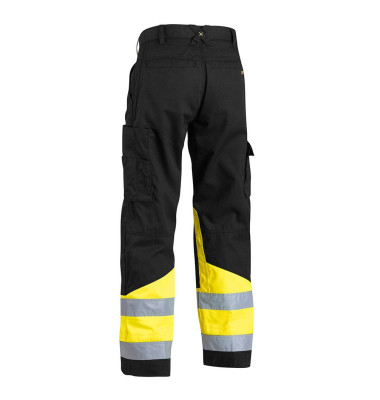 Arbeitshose 1564, Warnschutz, Unisex, schwarz/High Vis gelb, Größe 48 Arbeitshose 1564, Warnschutz, Unisex, schwarz/High Vis gelb, Größe 48