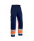 Arbeitshose 1564, Warnschutz, Unisex, marineblau/orange, Größe 30