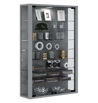 Vitrosa Mini Vitrine silber 8 Fachböden Vitrosa Mini Vitrine silber 8 Fachböden