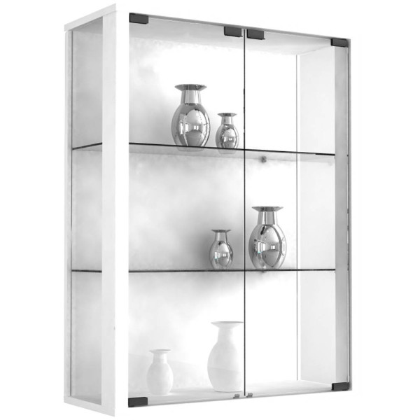 4051814334399 - Wandregal Glasvitrine hängend Vitrine Glas mit ESG-Sicherheitsglas Maße H 80 x B 60 x T 25 cm Hängevitrine Glas Modern und platzsparend Glas Vitrinenschrank - Udina Gr 60 weiß B60cm H80cm T25cm Holzwerkstoff Holz Spanplatte Glas Regale 4051814334399 - Wandregal Glasvitrine hängend Vitrine Glas mit ESG-Sicherheitsglas Maße H 80 x B 60 x T 25 cm Hängevitrine Glas Modern und platzsparend Glas Vitrinenschrank - Udina Gr 60 weiß B60cm H80cm T25cm Holzwerkstoff Holz Spanplatte Glas Regale