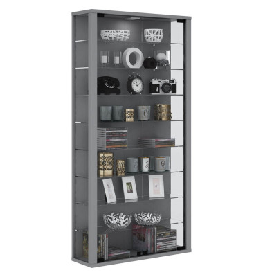 Vitrosa Maxi Vitrine silber 8 Fachböden Vitrosa Maxi Vitrine silber 8 Fachböden