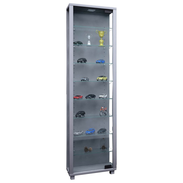 4051814345210 - Glasvitrine stehend Vitrine Glas mit ESG-Sicherheitsglas Maße ca H 115 x B 33 x T 18 cm Standvitrine Glas Modern und platzsparend Glas Vitrinenschrank – Edana Maxi 4051814345210 - Glasvitrine stehend Vitrine Glas mit ESG-Sicherheitsglas Maße ca H 115 x B 33 x T 18 cm Standvitrine Glas Modern und platzsparend Glas Vitrinenschrank – Edana Maxi