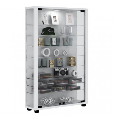 Lumo Mini Vitrine weiß 8 Fachböden Lumo Mini Vitrine weiß 8 Fachböden