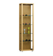 Edana Mini Vitrine buche 4 Fachböden