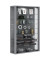Lumo Mini Vitrine silber 8 Fachböden