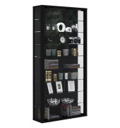 Vitrosa Maxi Vitrine schwarz 8 Fachböden