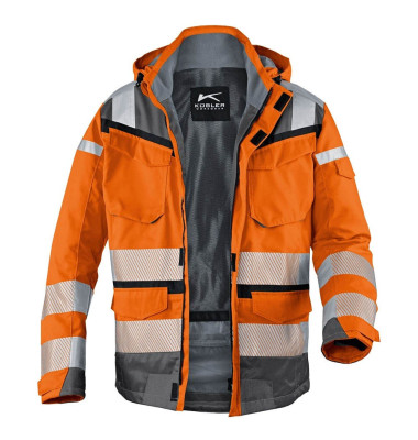 Jacke REFLECTIQ, warnorange/anthrazit, Größe XL Jacke REFLECTIQ, warnorange/anthrazit, Größe XL